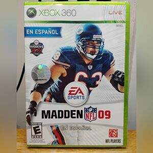 Madden NFL 09 En Espanol - Microsoft Xbox 360  Authentic factory sealed